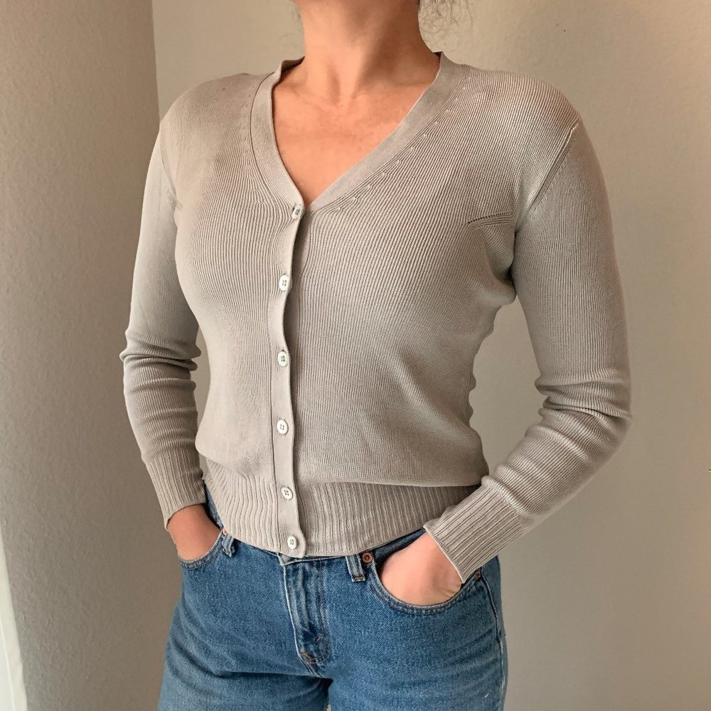 Vintage Silk Cardigan